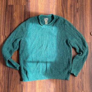 Men's LL Bean Organic Cotton Rollneck Sweater